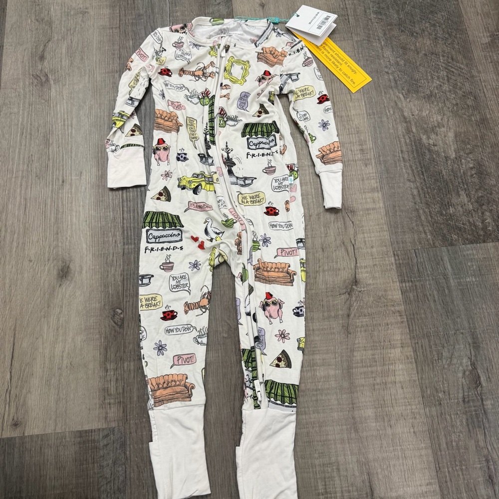 Posh Peanut Convertible One Piece FRIENDS Zippy Limited Edition 12-18m